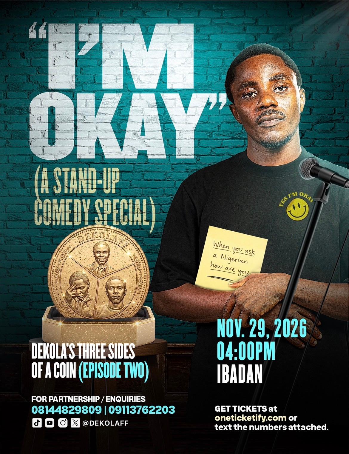 “I’m Okay” (A Comedy Special)